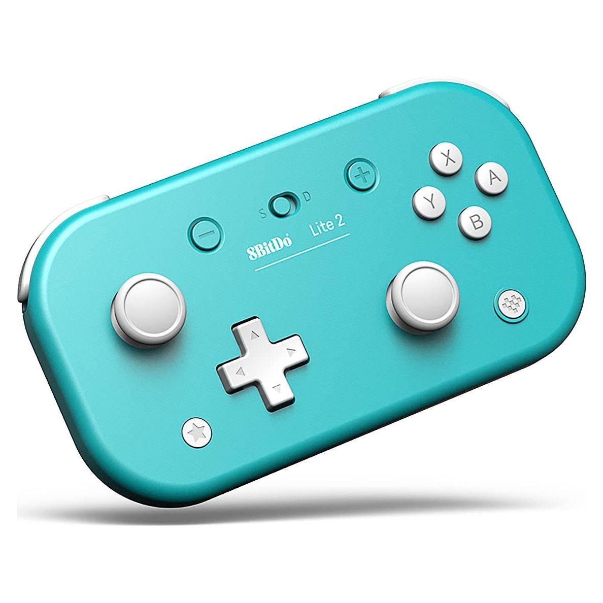 8BitDo Lite 2 Bluetooth Gamepad for Switch, Switch Lite, Android and Raspberry Pi (Turquoise)