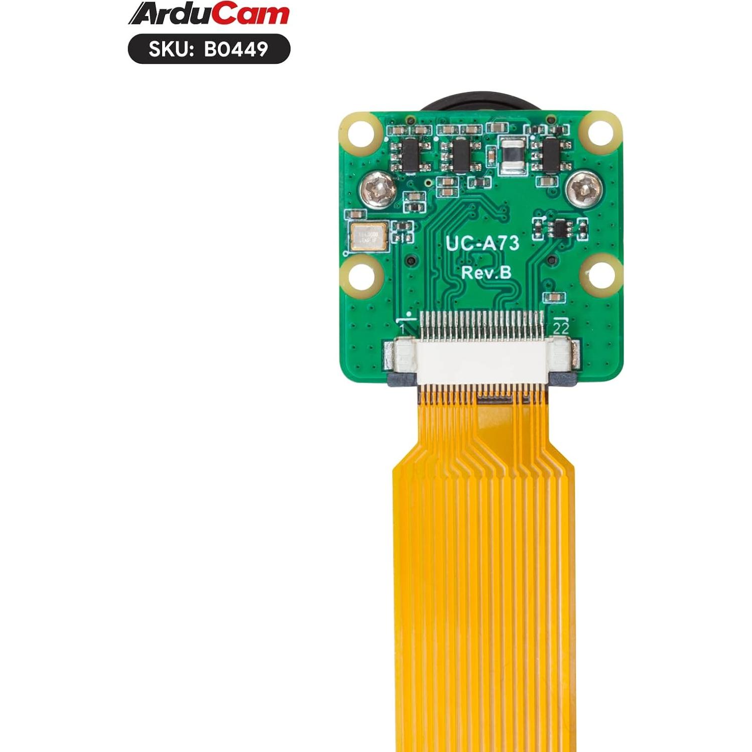 Cámara Arducam 16MP IMX519 Gran Angular M12 para Raspberry Pi