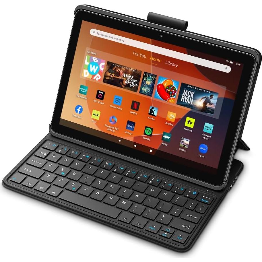 Funda Teclado Bluetooth Amazon Fire HD 10 2023 - Protección y Estilo