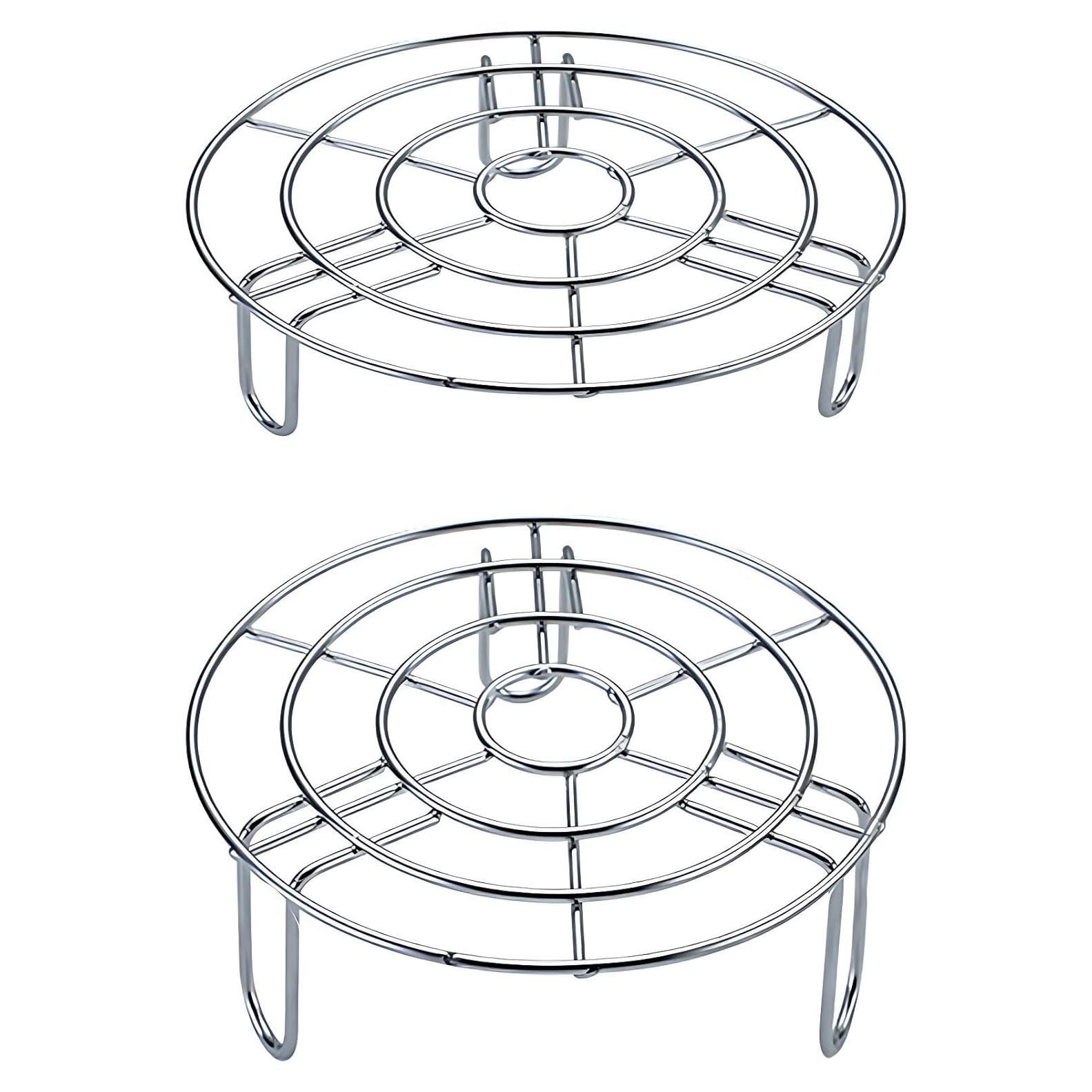 Juego de 2 Rejillas de Enfriamiento Turbokey 16cm Acero Inoxidable