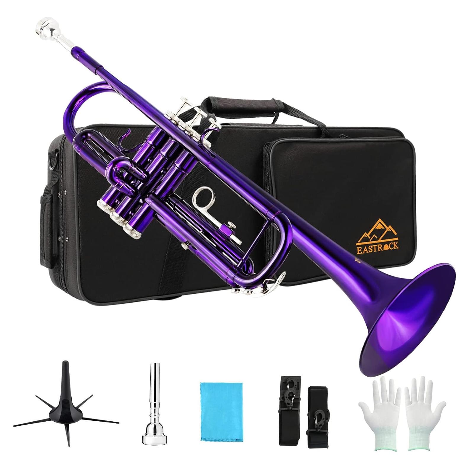 Trompeta Bb EASTROCK Estándar con Estuche y Accesorios