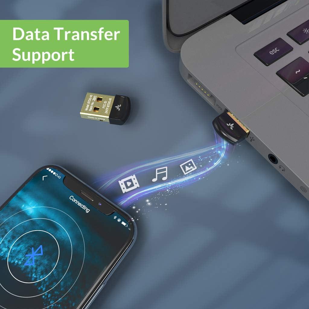 Adaptador Bluetooth USB Avantree DG45 5.0 para PC y Laptop