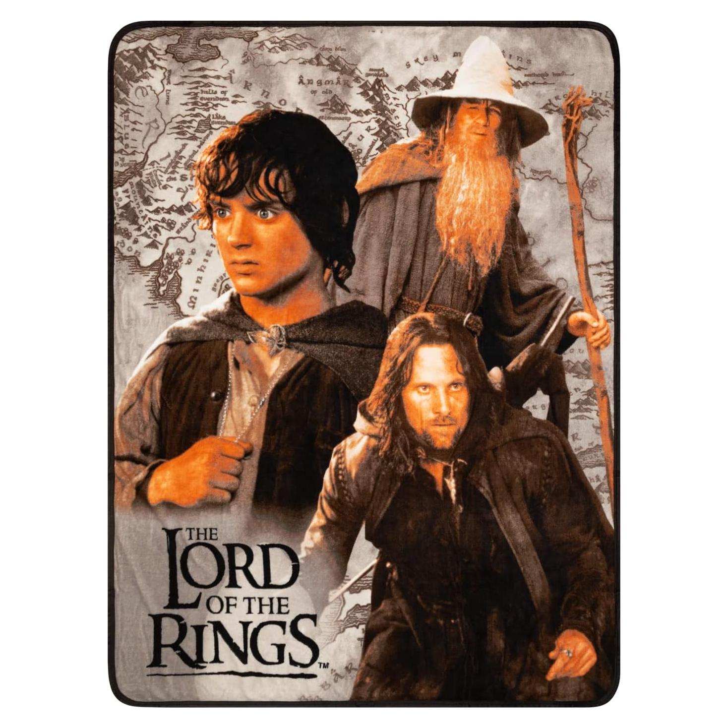 Manta Franco El Señor de los Anillos 116x152 cm Micro Raschel