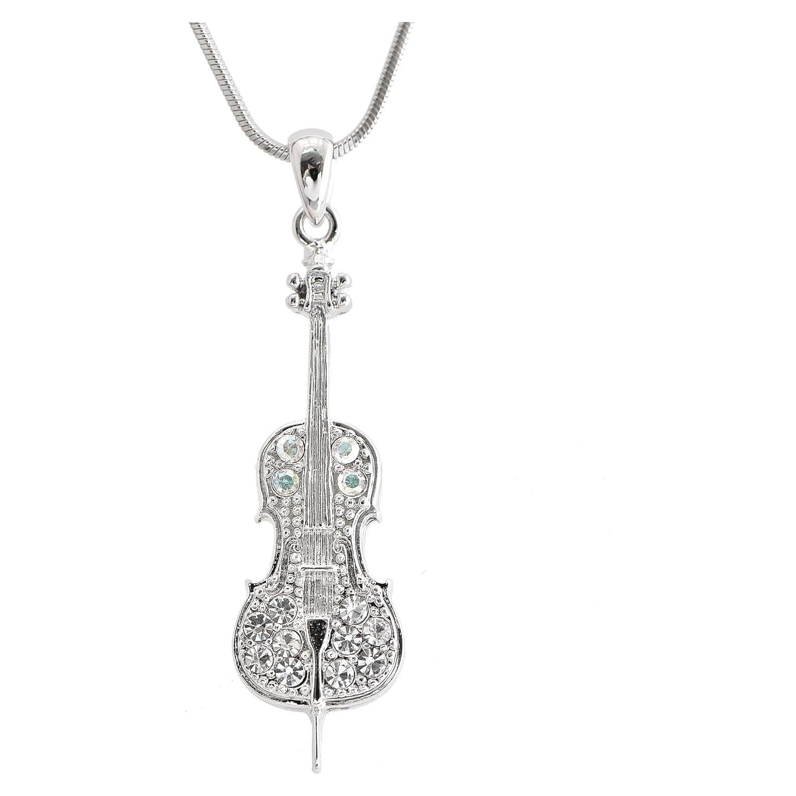 Collar de Cello Spinningdaisy con Cristal 40.64 cm