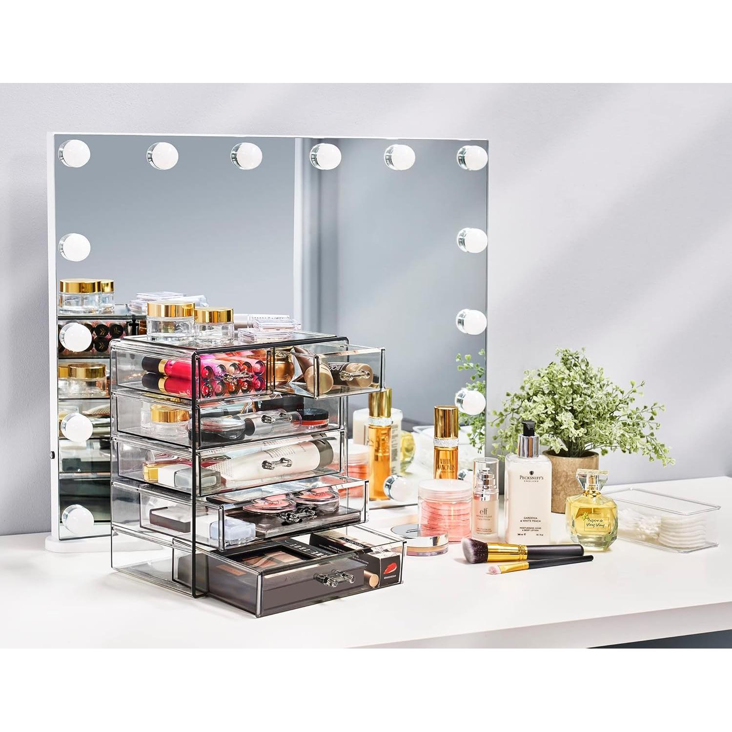 Organizador de Maquillaje Sorbus Joya Negra 6 Cajones