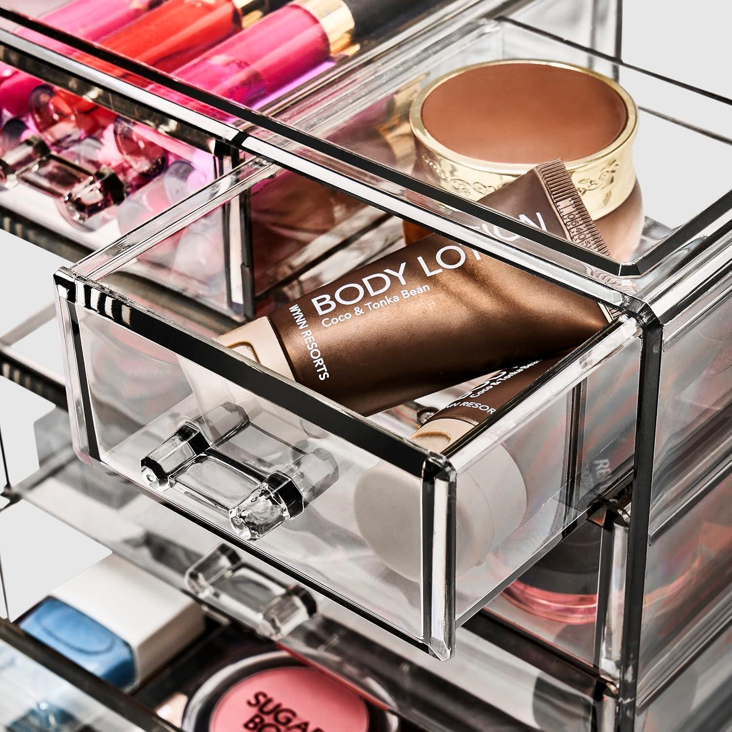 Organizador de Maquillaje Sorbus Joya Negra 6 Cajones