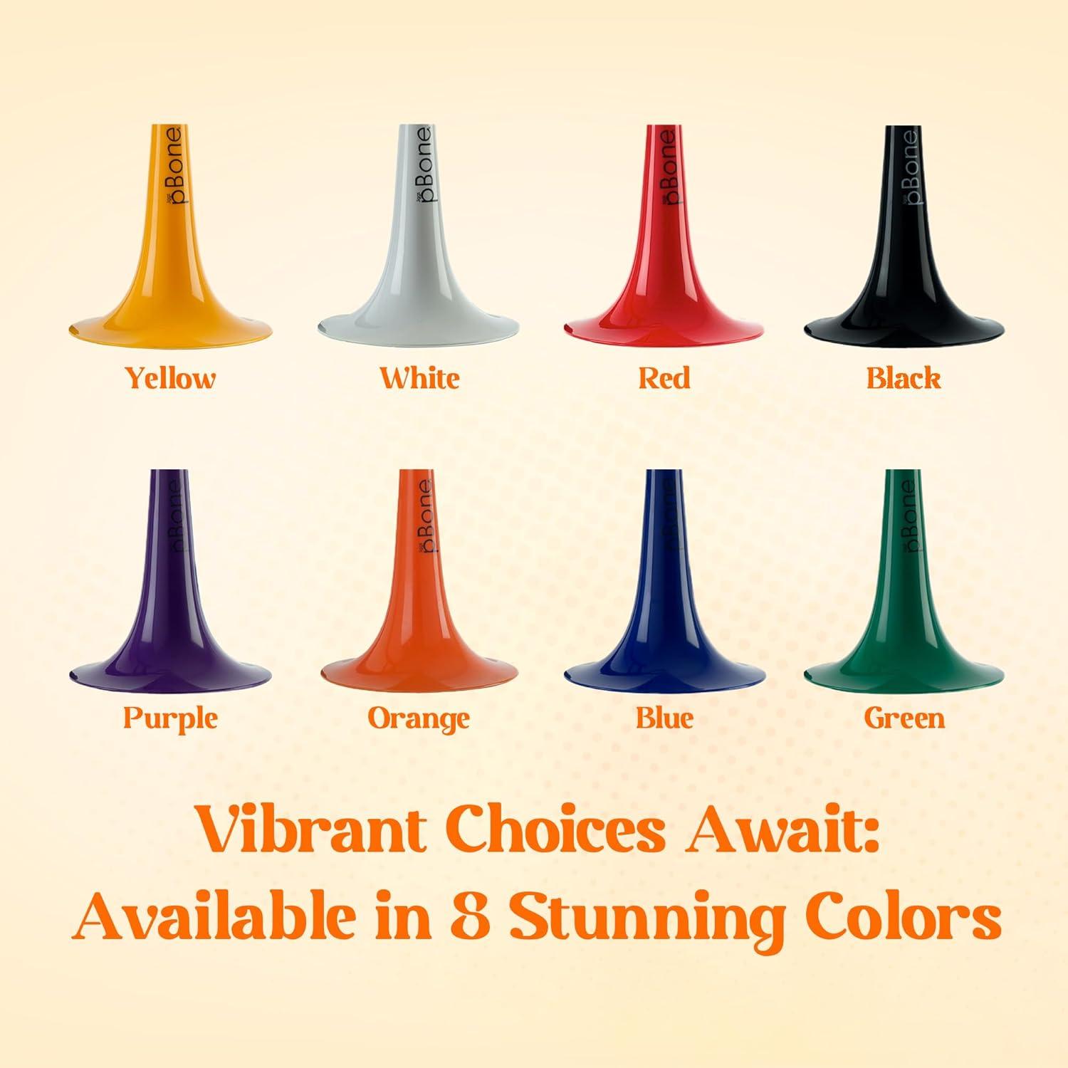 Trombón pBone Rojo - Sonido auténtico en Si bemol - Ligero