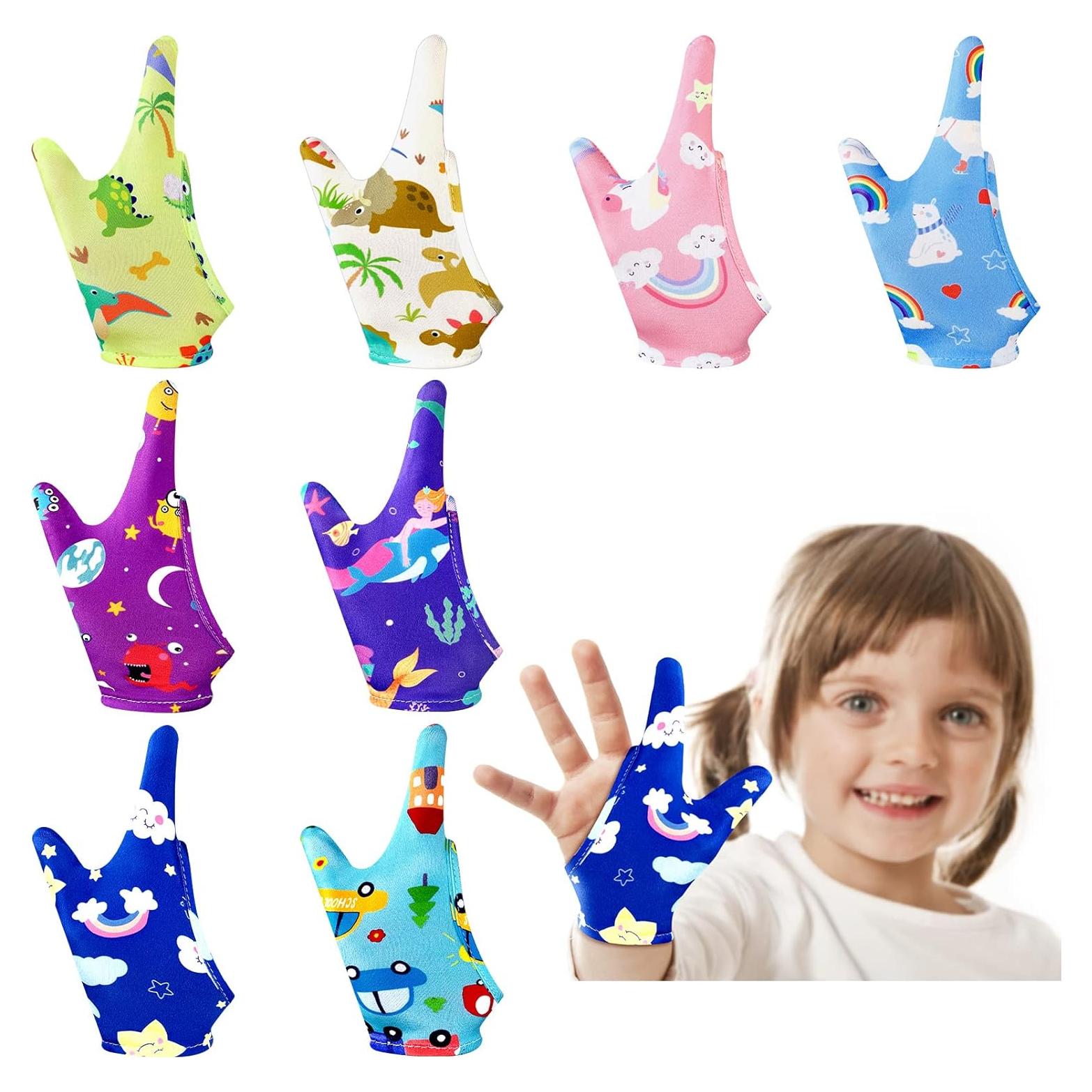 Guantes Antisucio para Niños Janmercy 16 Pcs 3-6 Años