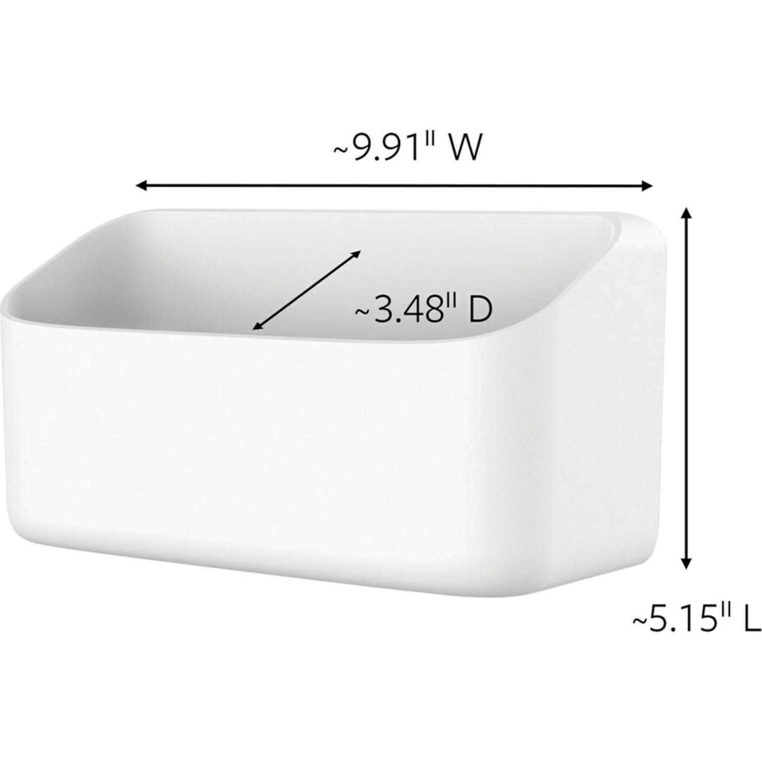 Caddy de Organización Command 4.5 kg Blanco 25.2x8.9 cm