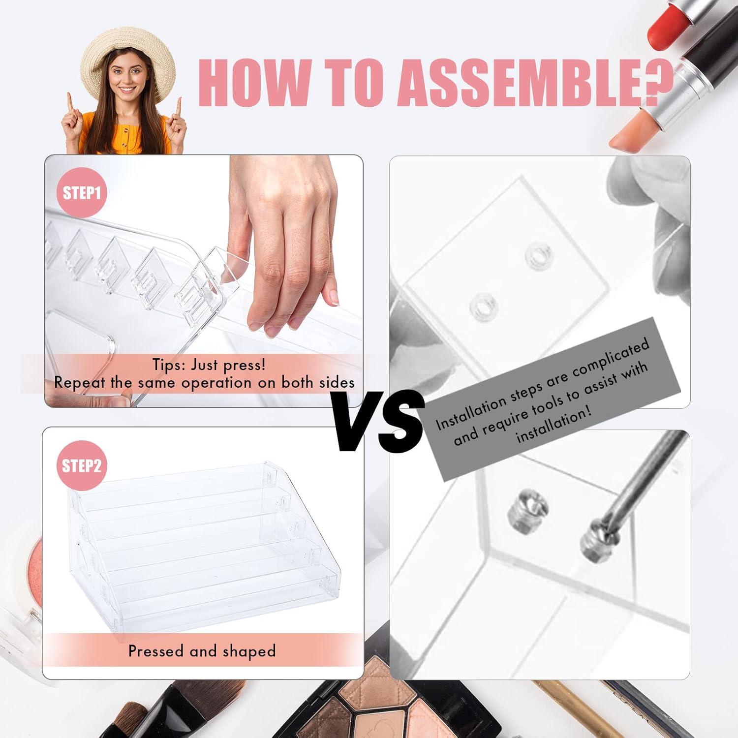 Organizador de Esmaltes y Gafas ALUYUYO 5 Niveles Acrílico