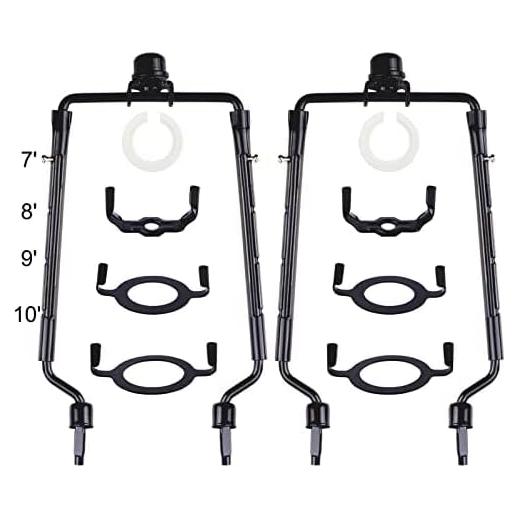 Soporte de Pantalla de Lámpara HZHFCB 2 Pack Ajustable Negro