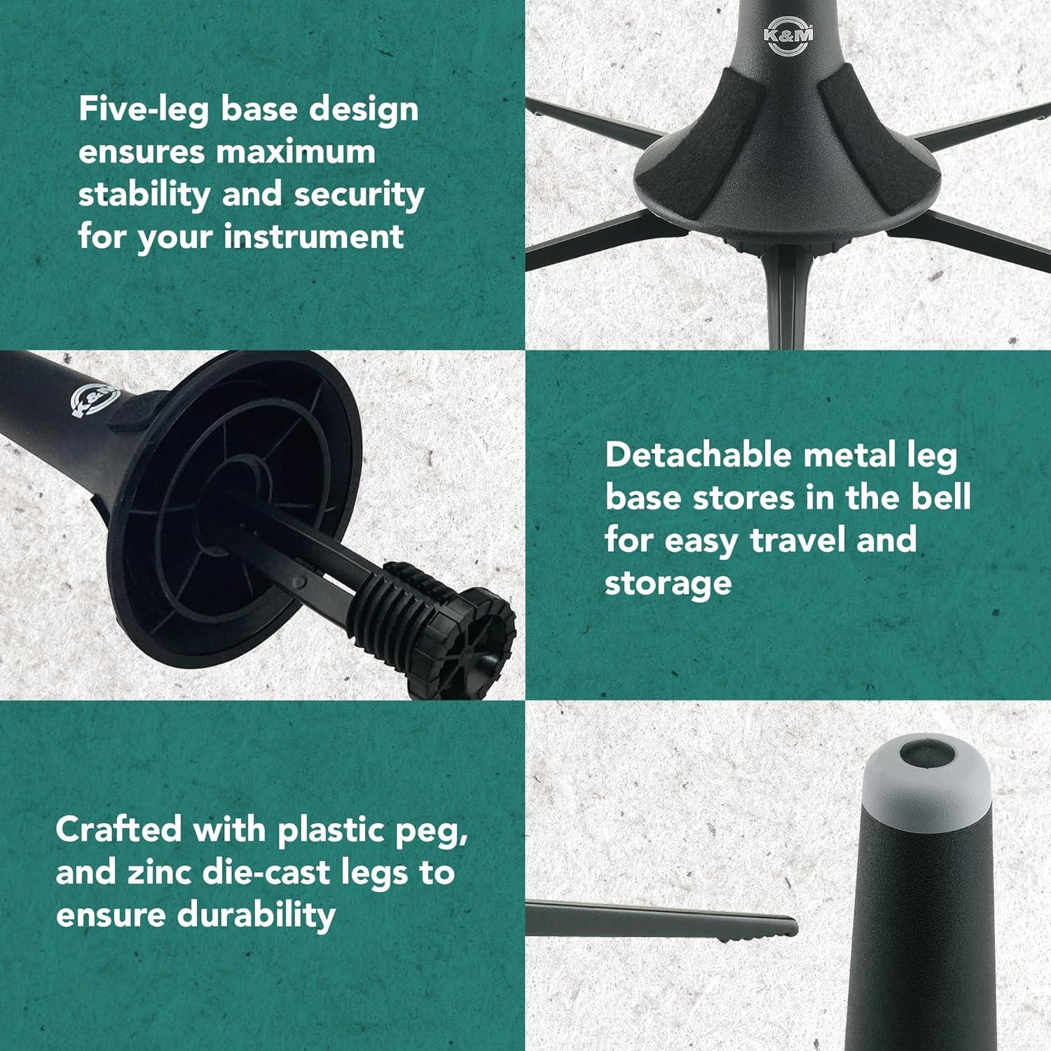 Soporte para Trompeta K&M 15213 - 5 Patas Plegables