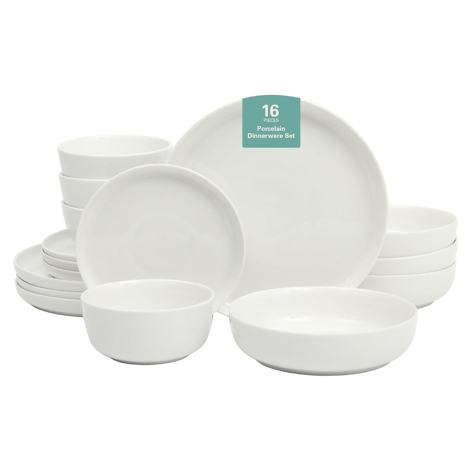 Juego de vajilla Gibson Home Oslo 16 piezas blanco