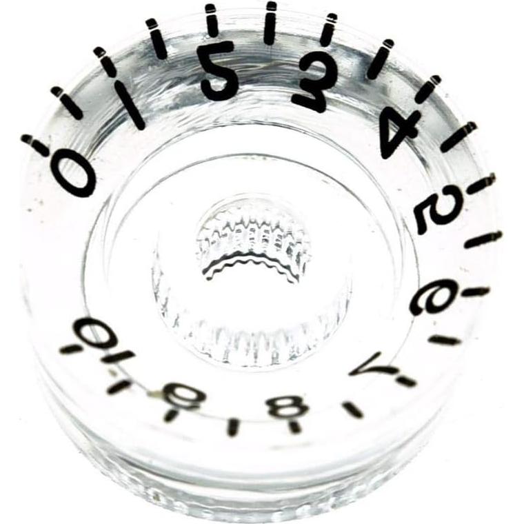 Perillas de Control Dopro para Guitarra LP 4 Unidades Transparente