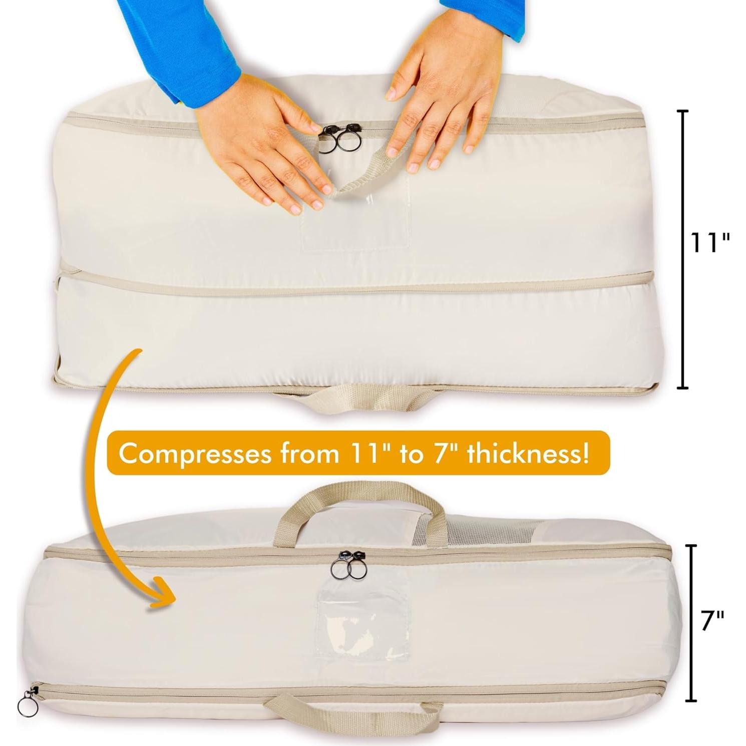 Bolsa de Almacenamiento Compresora HappiBox 2 Paquetes Mediana