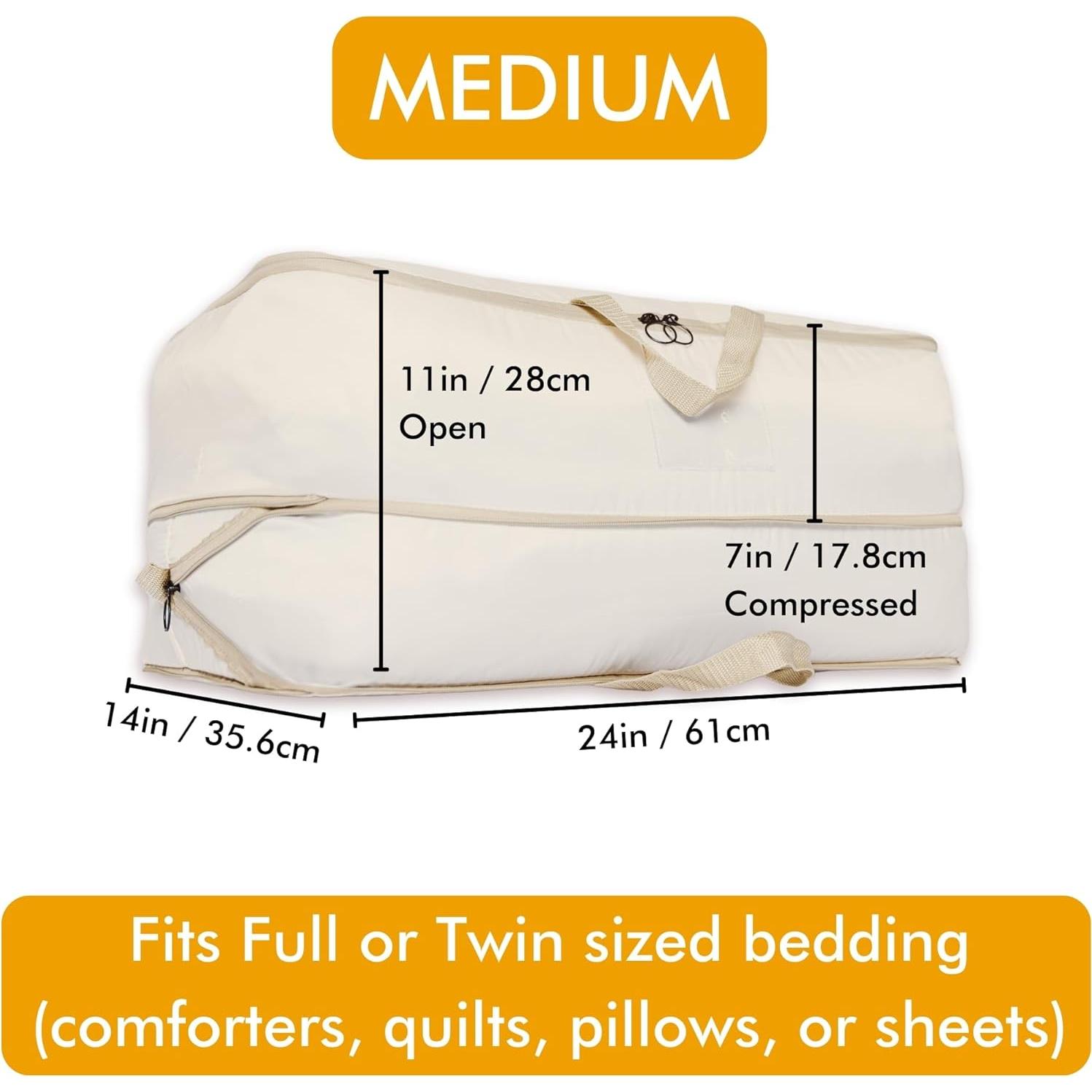 Bolsa de Almacenamiento Compresora HappiBox 2 Paquetes Mediana