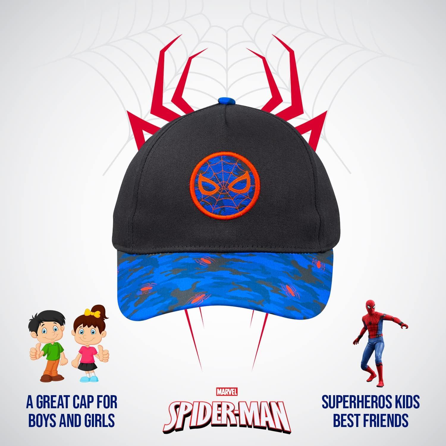 Gorra de Béisbol Spiderman para Niños 3 a 9 Años