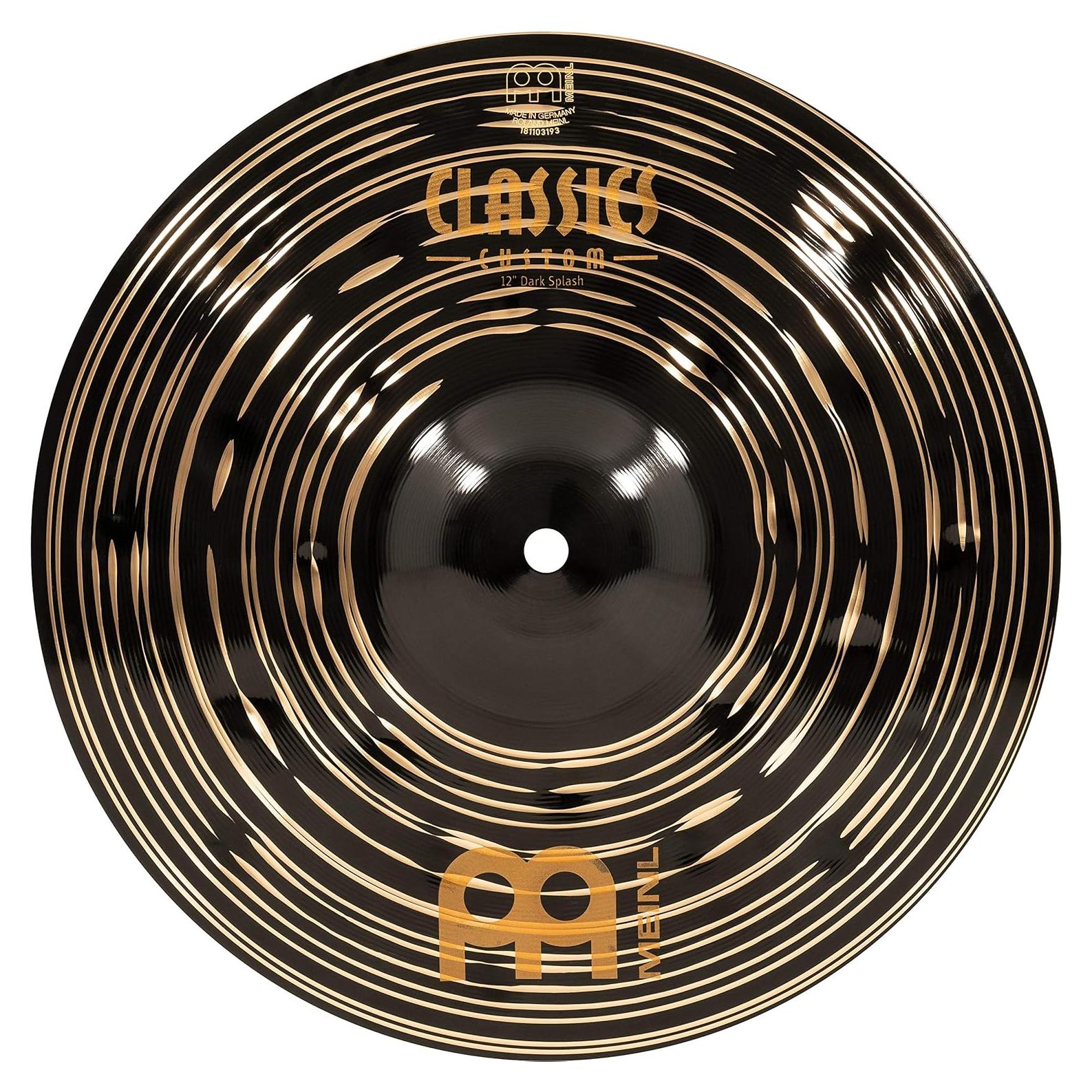 Platillo Splash Meinl 30.48 cm Classics Custom Dark B12
