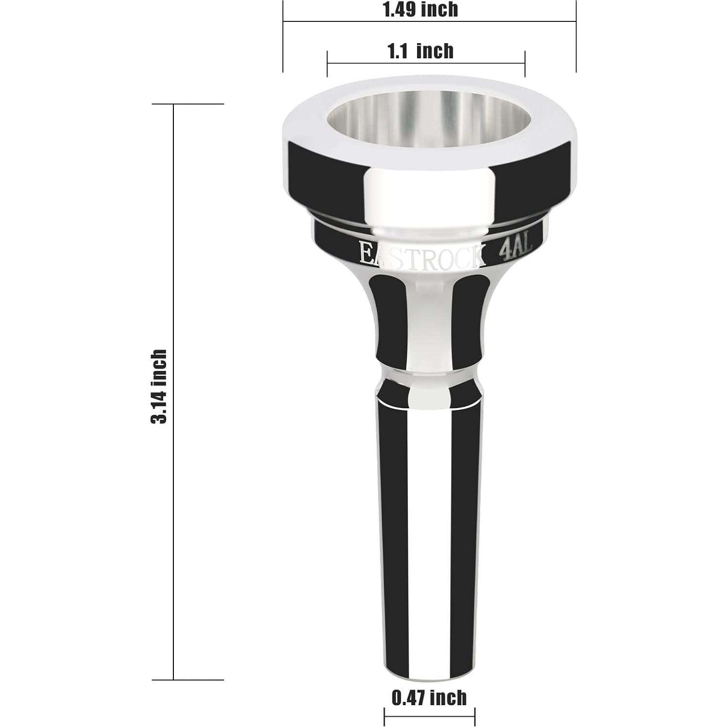 Bocina de Trombon EASTROCK JDTM-4AL Cobre Plateado