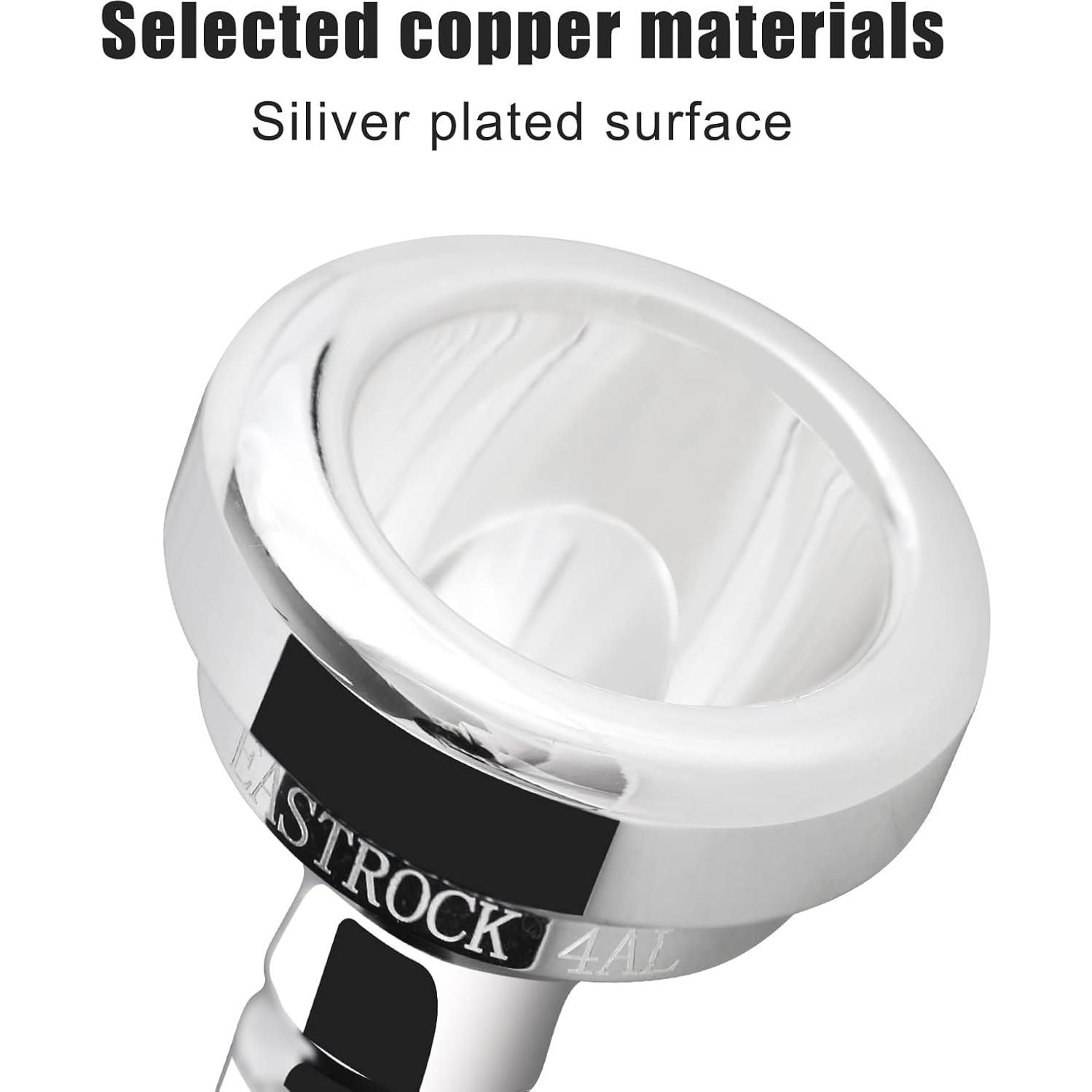 Bocina de Trombon EASTROCK JDTM-4AL Cobre Plateado