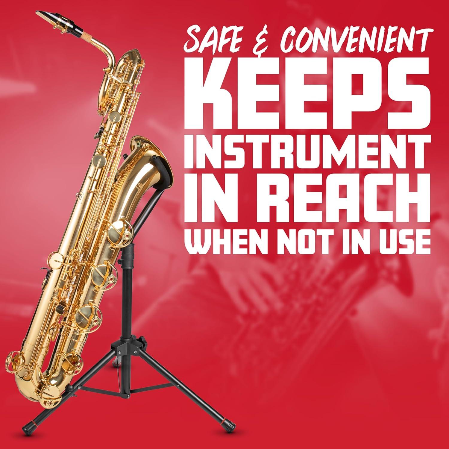 Soporte trípode Gator Frameworks para trombón tenor ajustable