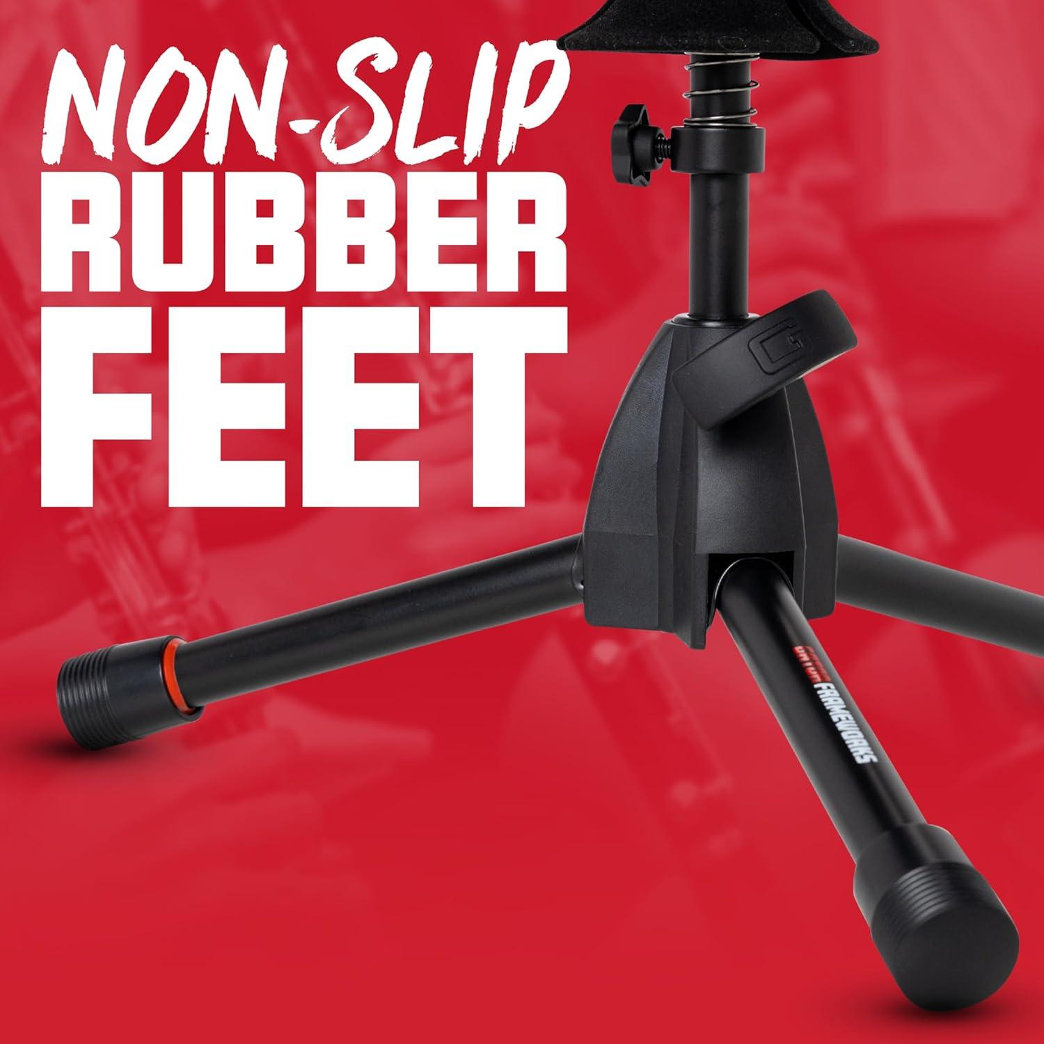 Soporte trípode Gator Frameworks para trombón tenor ajustable