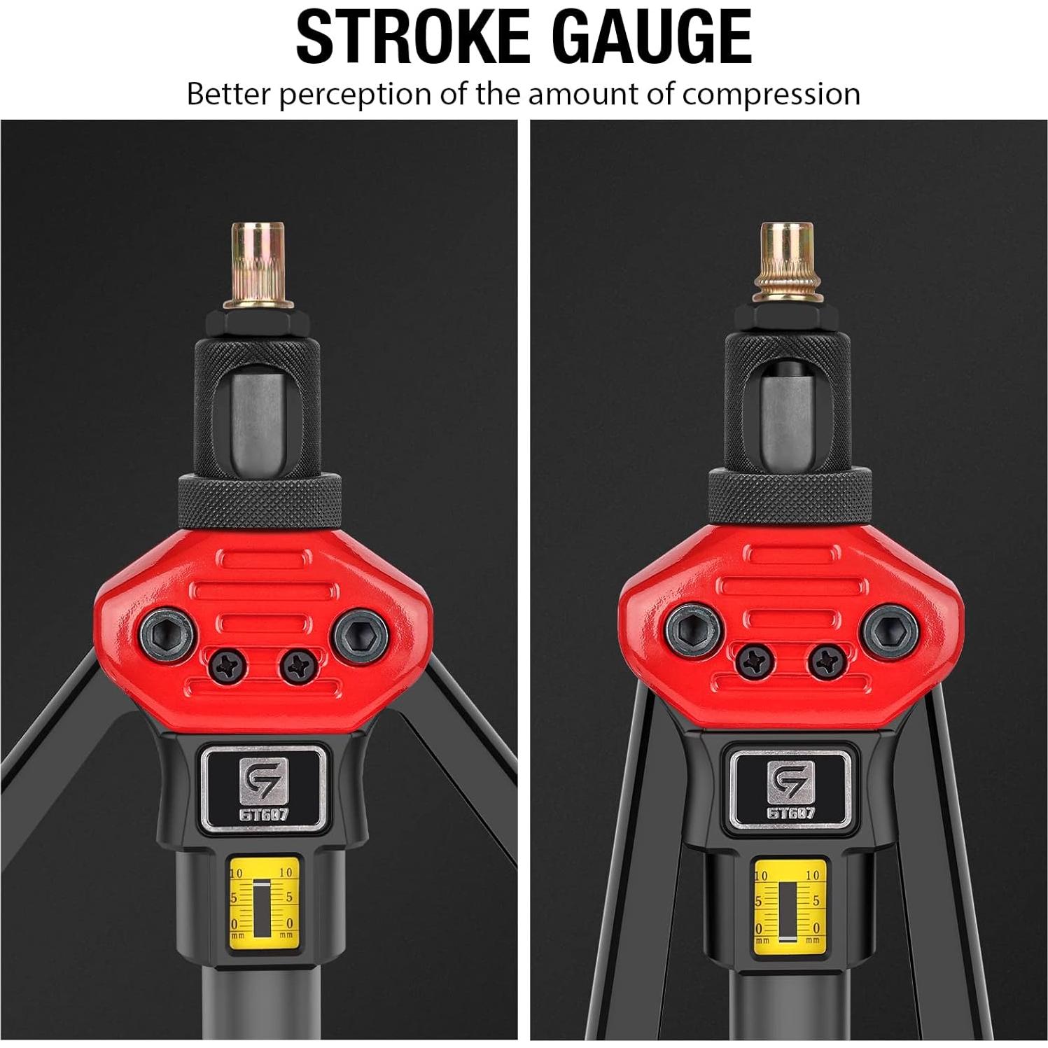 Herramienta de Tuerca Remachada GIANTISAN 40,64 cm 176 Piezas