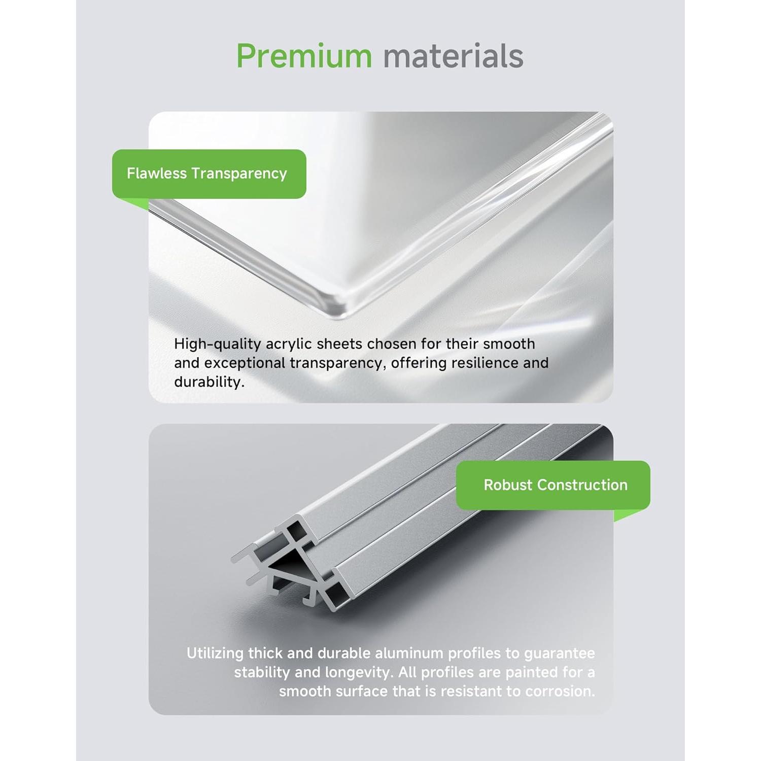 Caja Acrílica para Impresora 3D Topcube A1 Mini 470x470x470mm