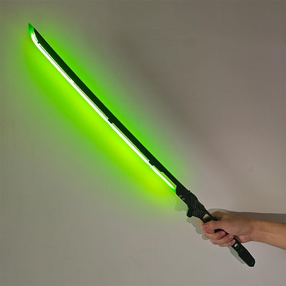 Espada LED Futuro Verde 79.5 cm para Disfraces y Fiestas