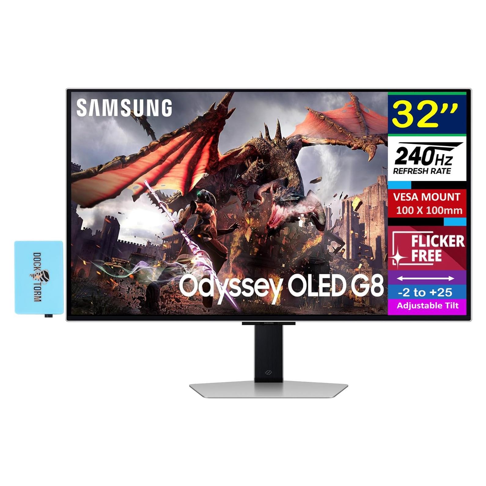 Monitor de Juegos SAMSUNG Odyssey OLED G8 32" 4K 240Hz