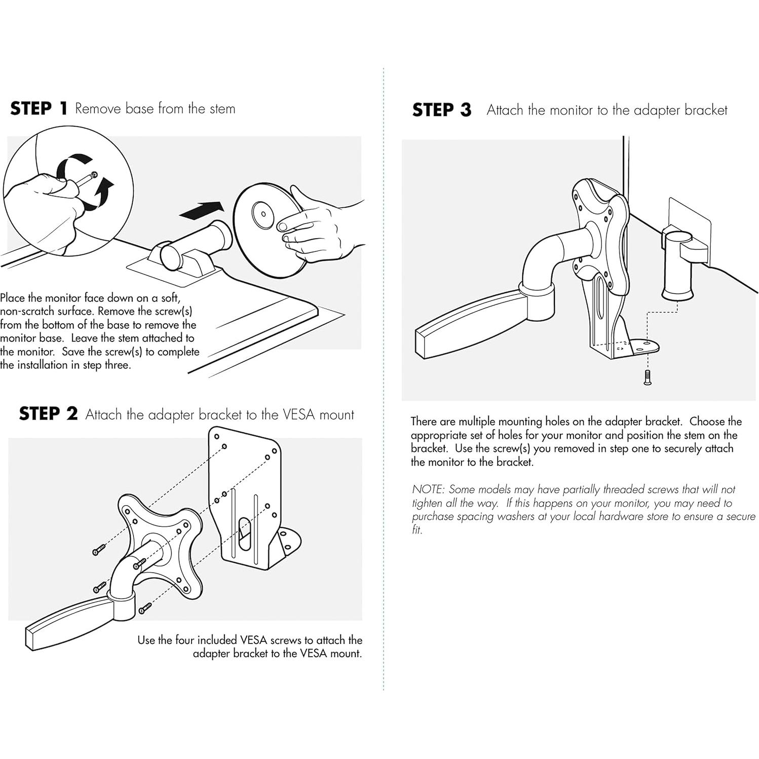 Adaptador VESA HumanCentric para Monitores Samsung 101-1011