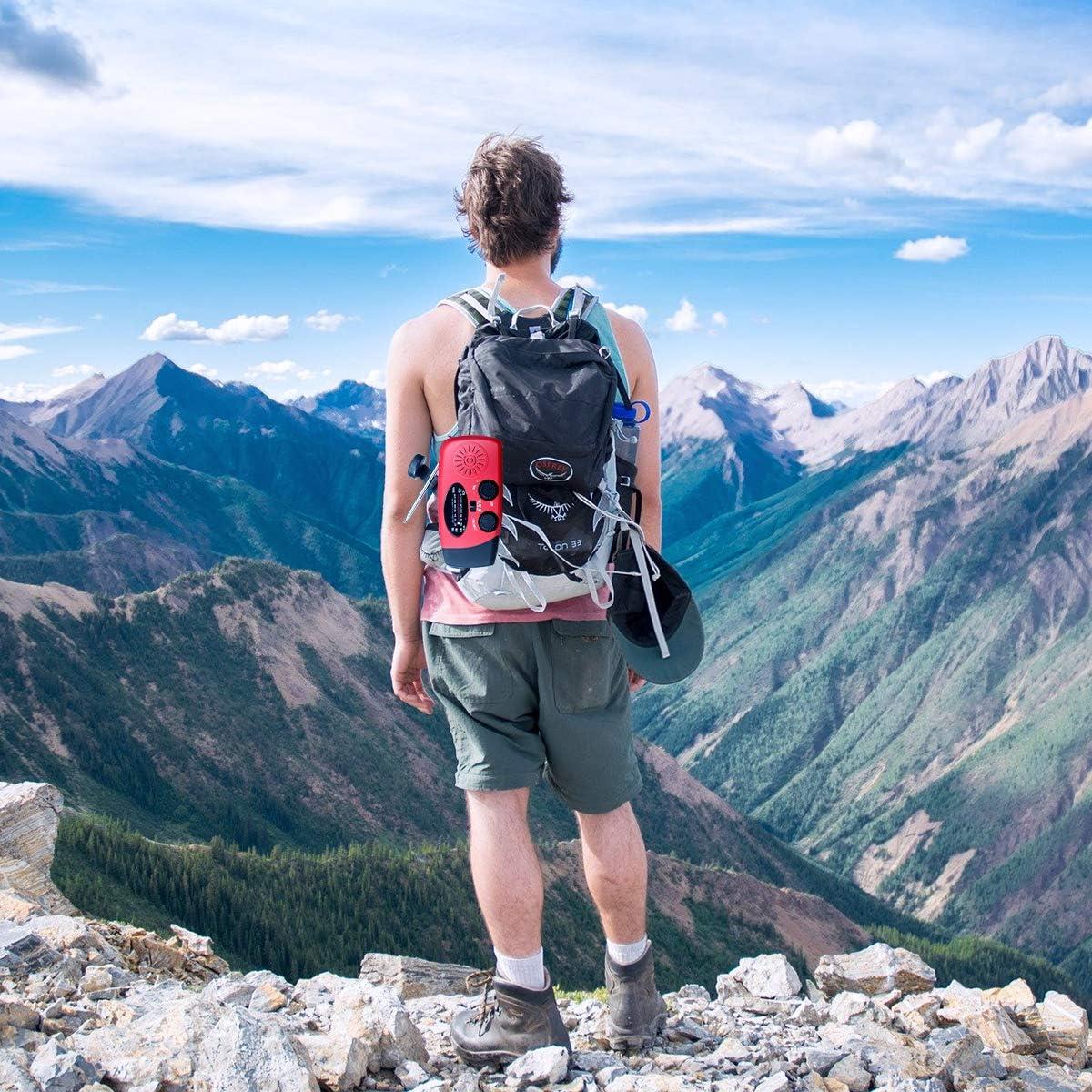 Radio de Emergencia Solar Echainstar CRH 108 con Linterna LED 2000mAh