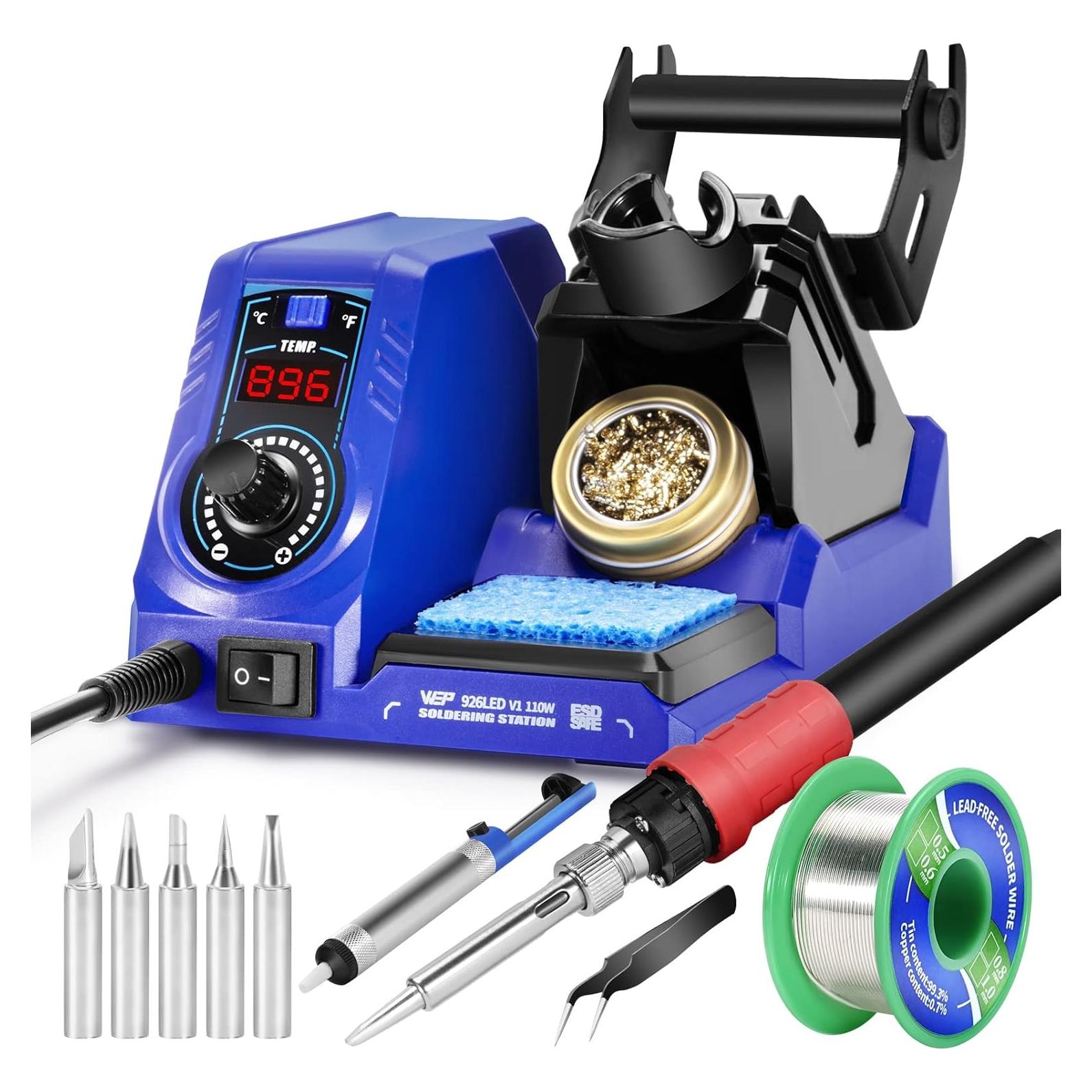 Estación de Soldadura WEP 926LED V1 110W con Accesorios