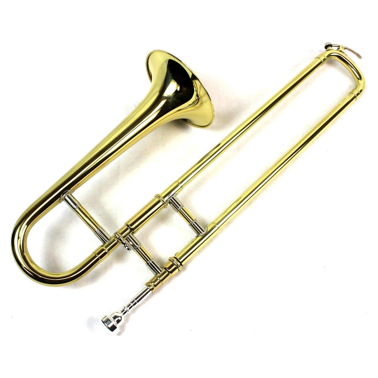 Trombón Mini Diginex Bb Laca Dorada con Estuche y Boquilla