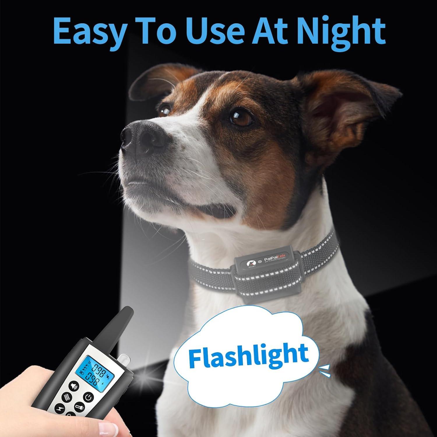 Collar Antibark y Entrenamiento PaiPaitek 2 en 1 - 1000m