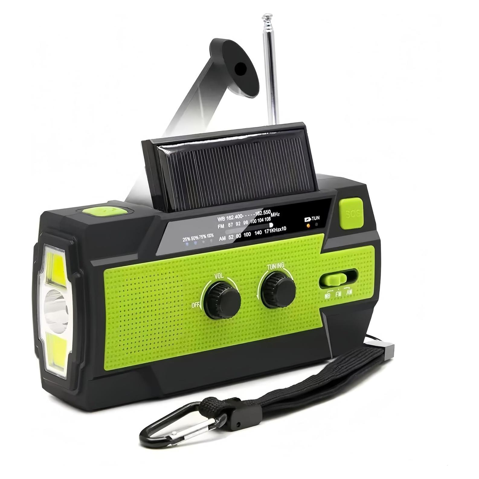 Radio Meteorológica de Emergencia MangePagar 4000mAh Solar