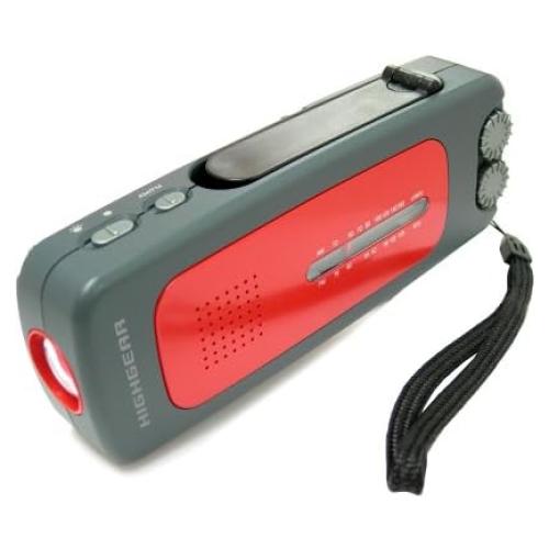 Linterna de manivela Highgear SmartDynamo con radio y carga USB