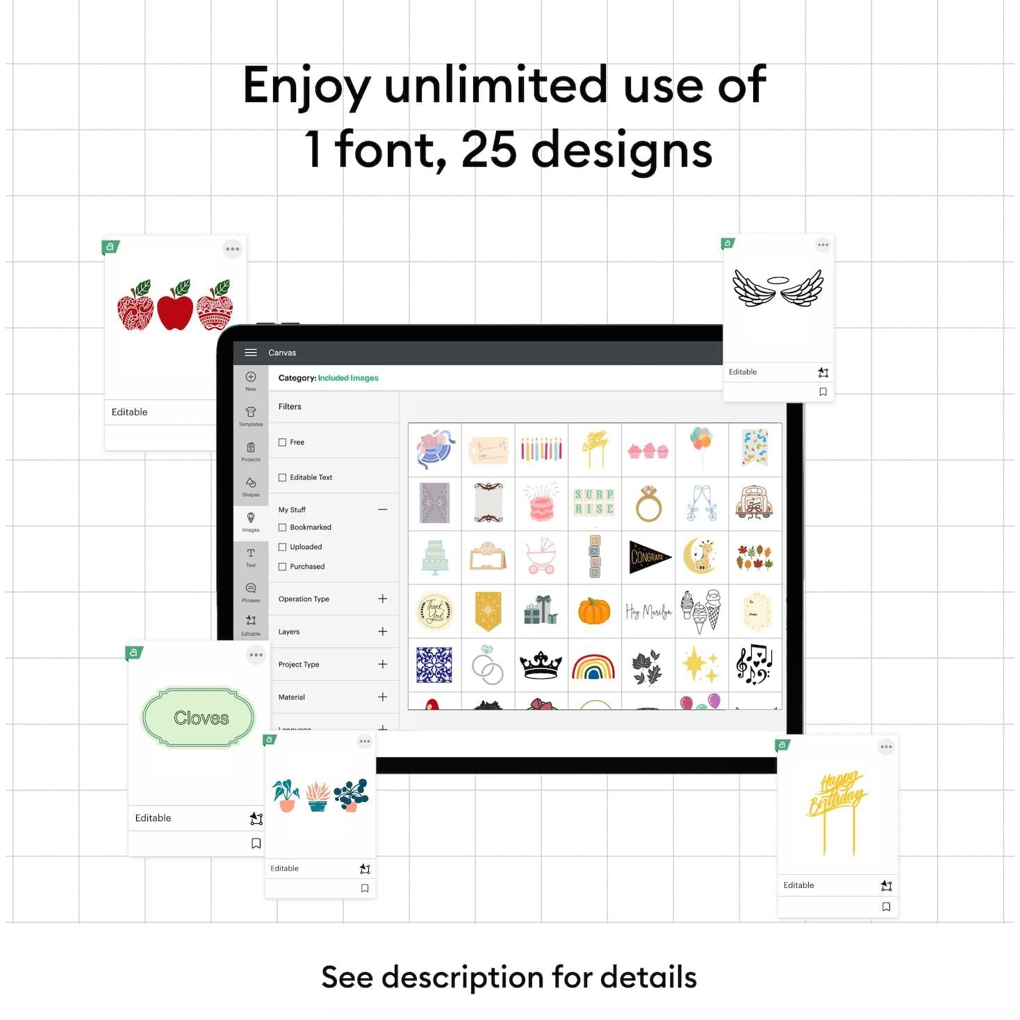 Cricut Maker 4 - Máquina de Corte Inteligente Concha 9.7kg