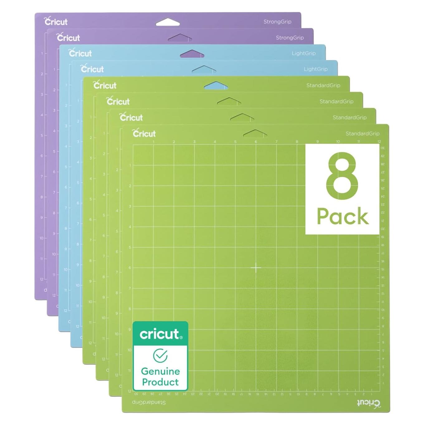 Paquete Variado de Alfombrillas Cricut 30.5x30.5 cm - 8 Piezas