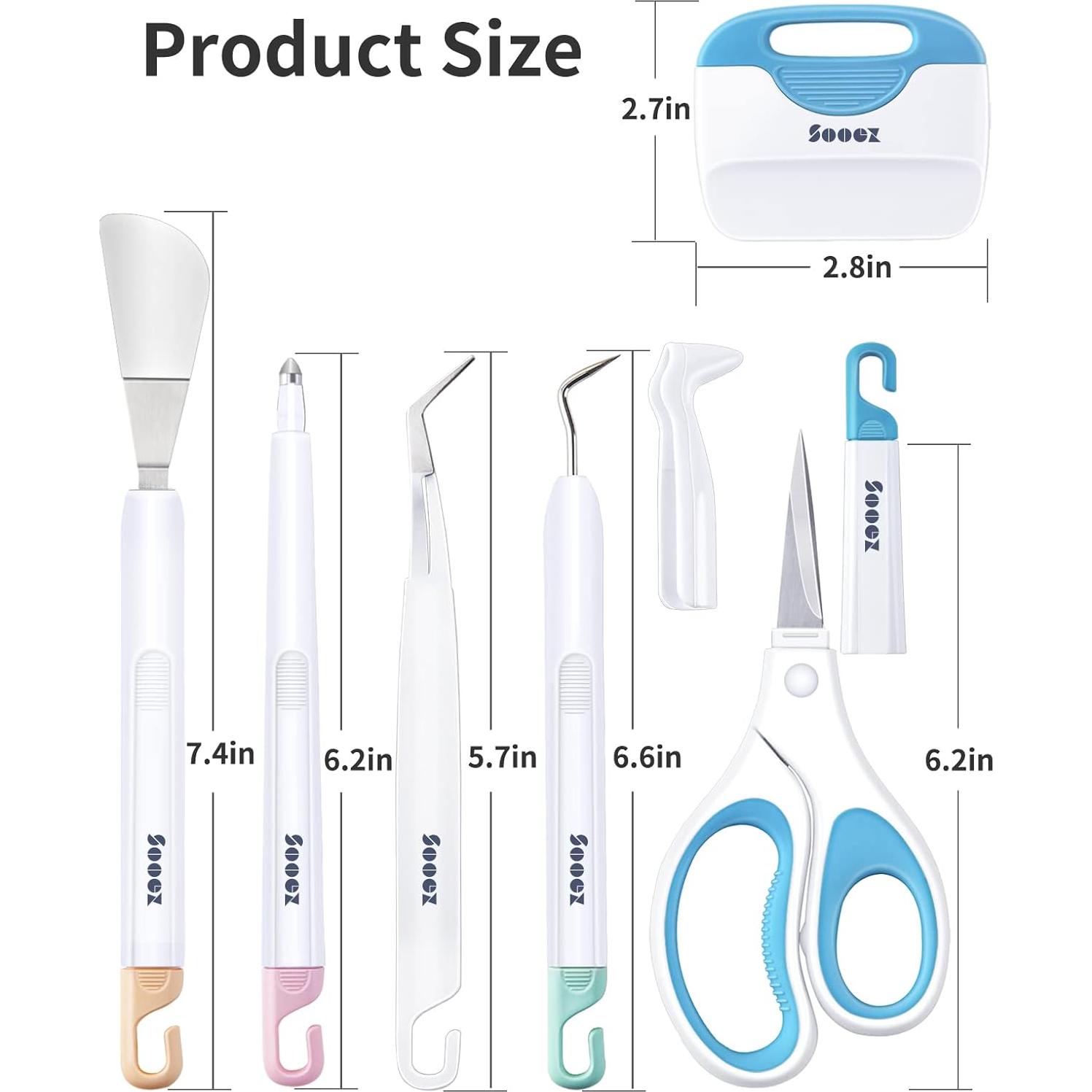 Juego de 6 Herramientas de Desmalezado Sooez para Cricut