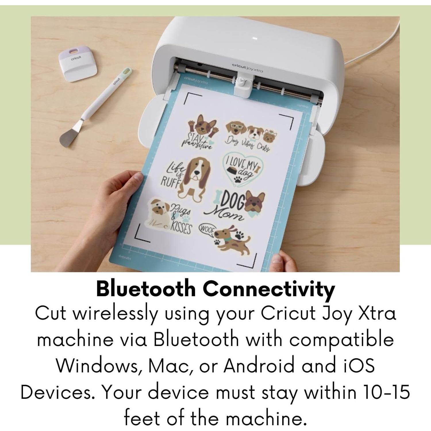 Cricut Joy Xtra Máquina de Corte + Papel Adhesivo Imprimible