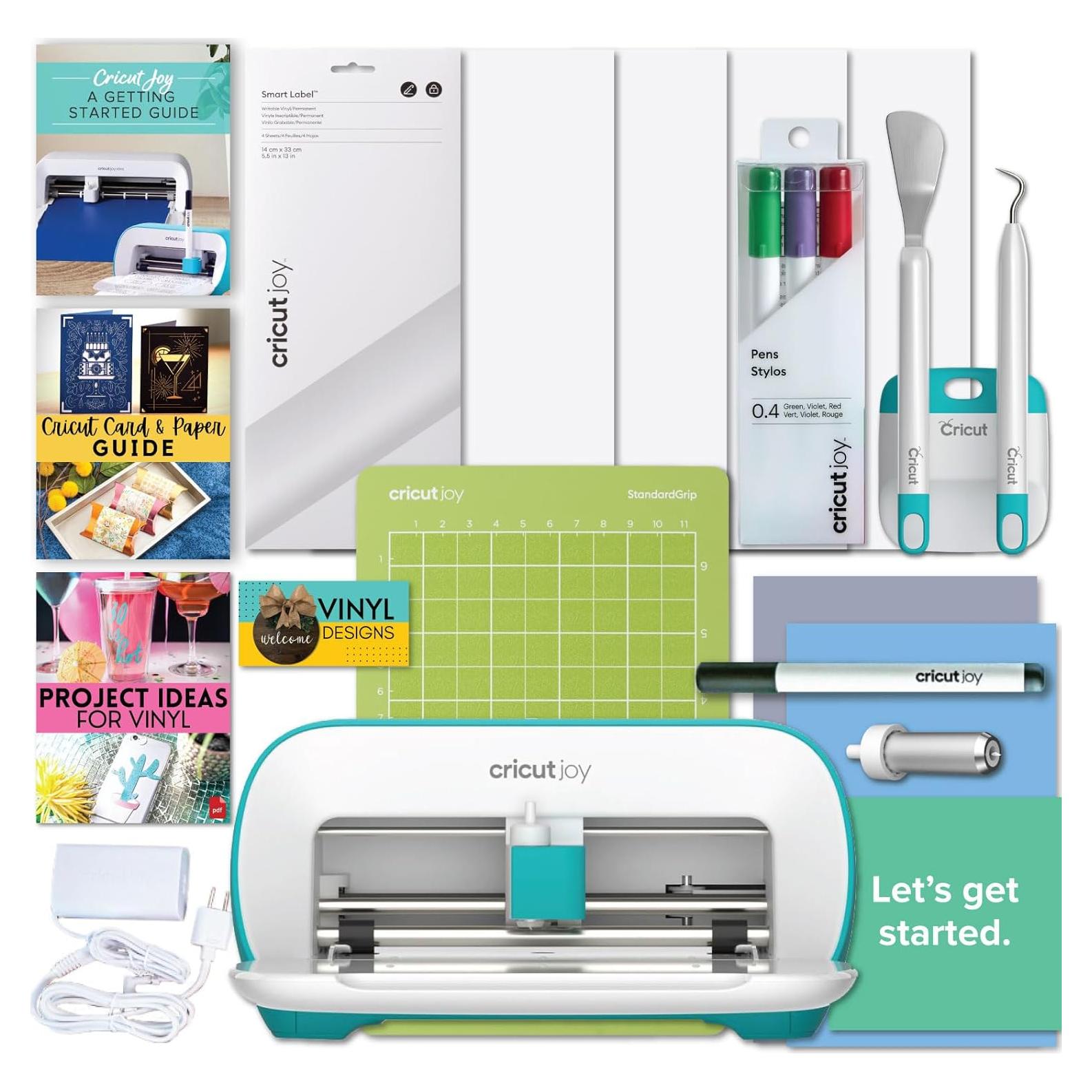 Máquina de Corte Cricut Joy + Vinilo Smart Label + Bolígrafos