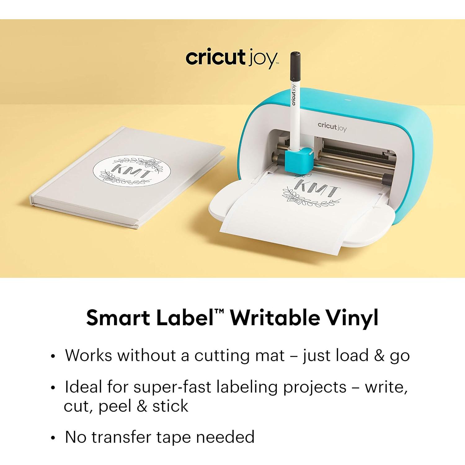 Máquina de Corte Cricut Joy + Vinilo Smart Label + Bolígrafos