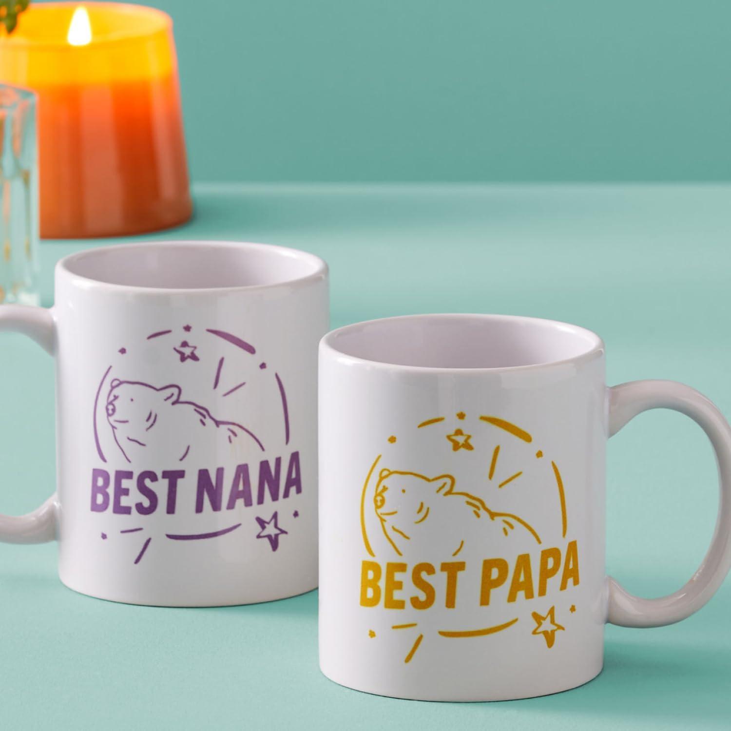 Cricut Mug Press + 4 Tazas Cerámica 12oz Personalizadas