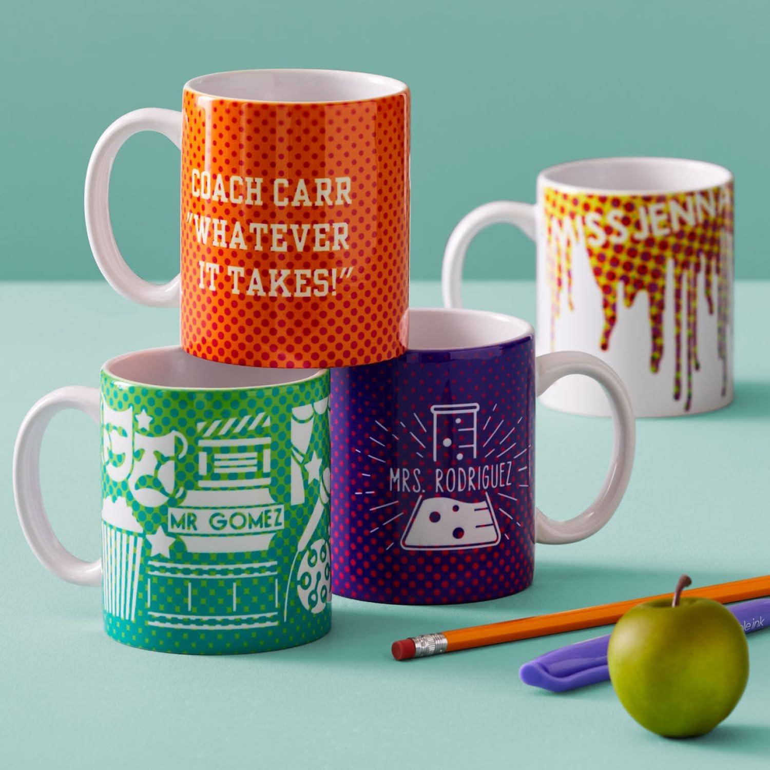 Cricut Mug Press + 4 Tazas Cerámica 12oz Personalizadas