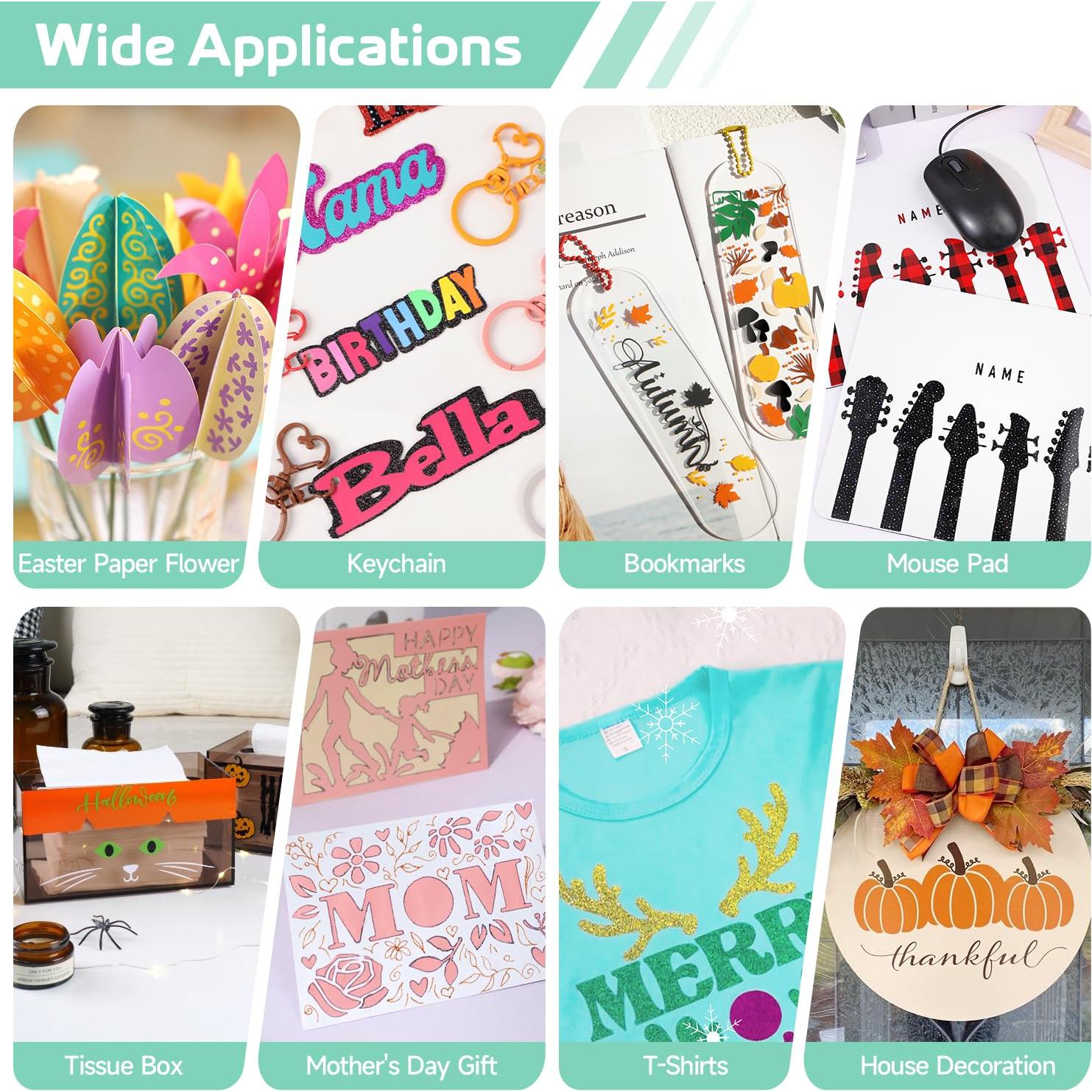 Kit de Accesorios para Cricut GO2CRAFT 90 Piezas Vinilo y Herramientas