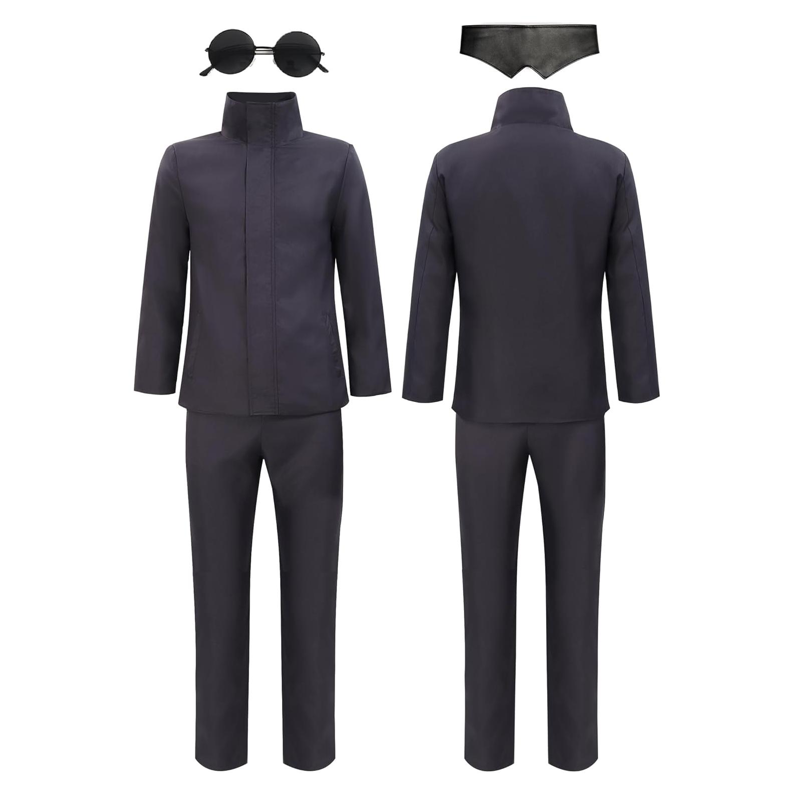 DAZCOS Traje de Cosplay Hombre JJK Talla Grande con Accesorios