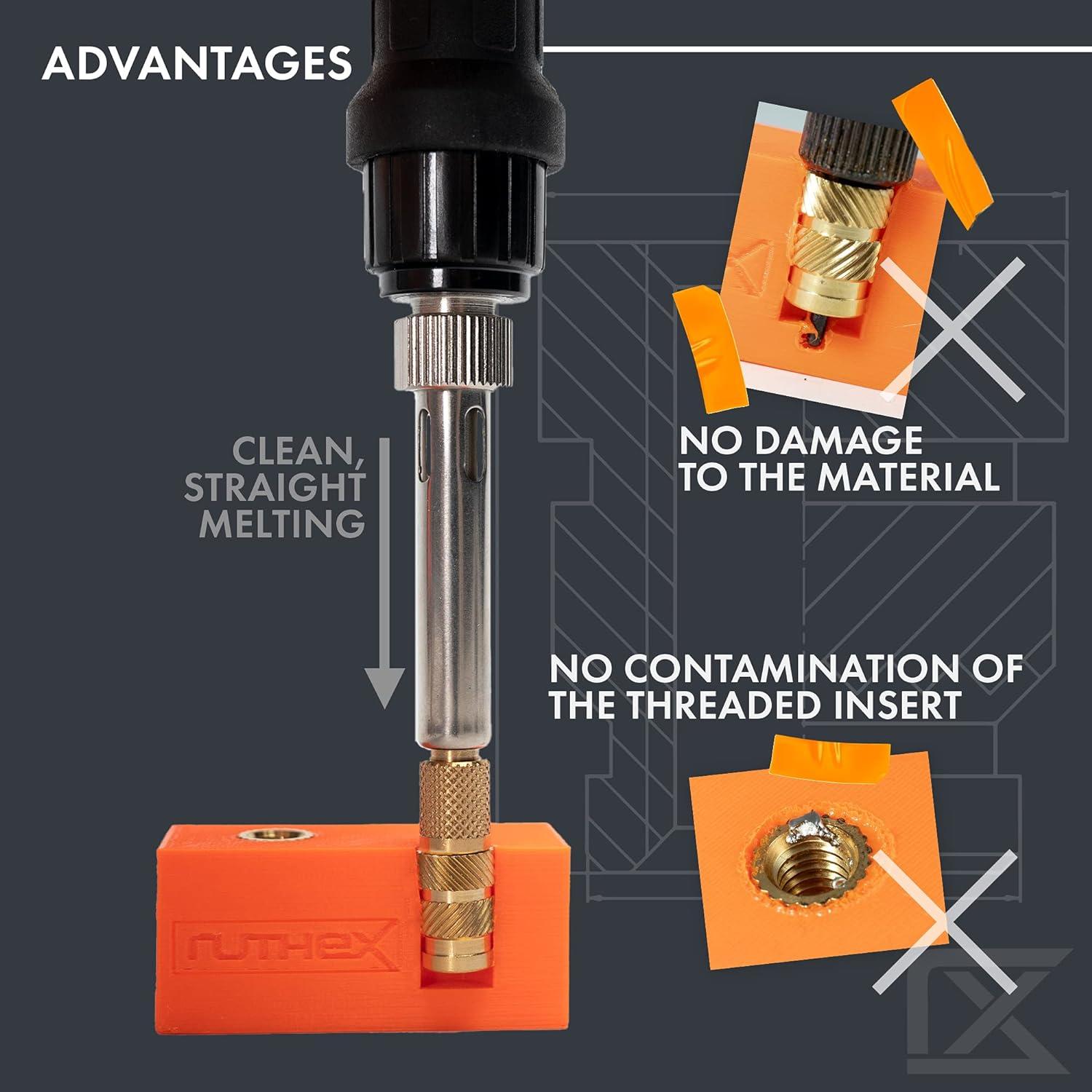 Puntas de Soldadura Ruthex 900M - Inserciones M2 a M8