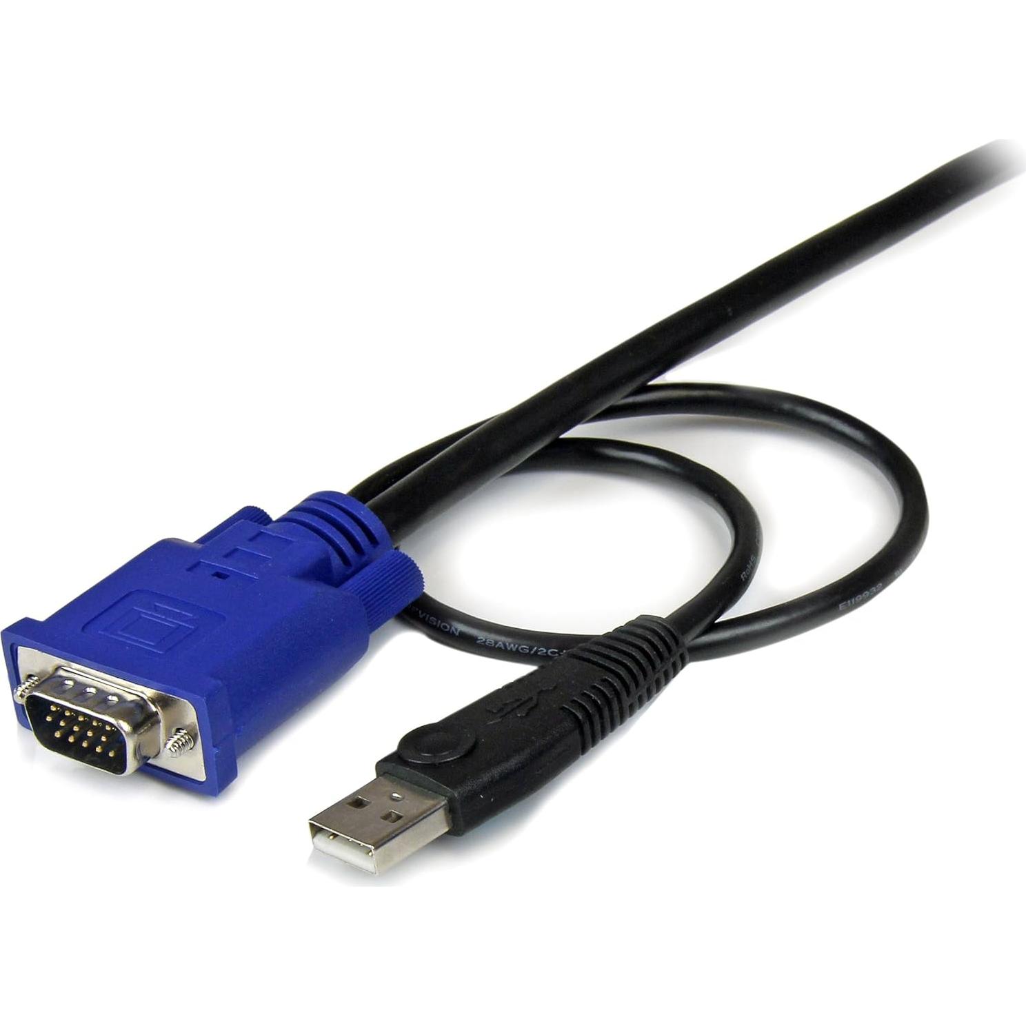 Cable KVM 2-en-1 StarTech.com USB VGA 3 m - SVECONUS10