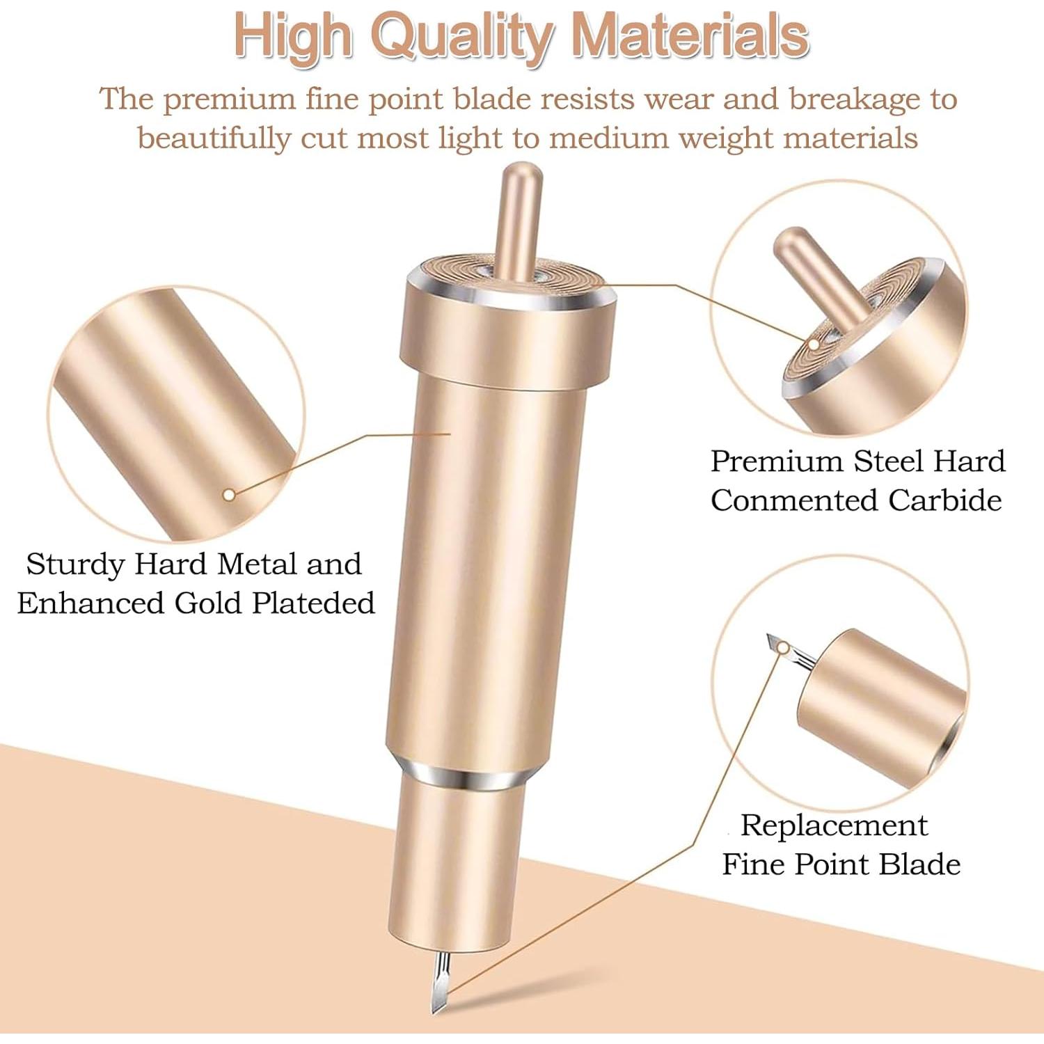 Cuchilla de Punta Fina Premium Viemior para Cricut - 10 Pcs